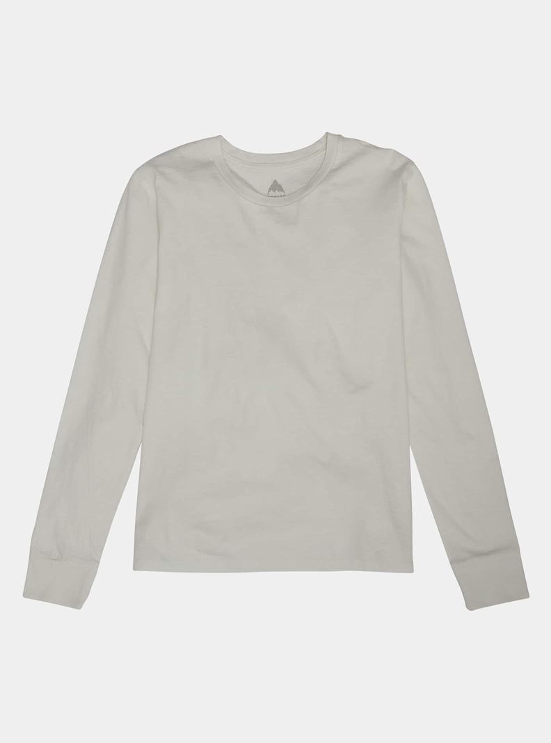 T-shirts Burton Classiche Long Sleeve  Blanche Femme | WOT-0057788