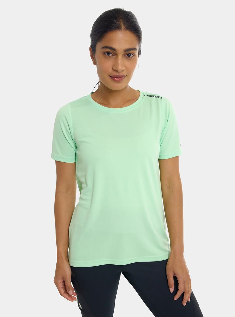 T-shirts Burton Active Corta Sleeve  Vert Femme | XFL-6742202