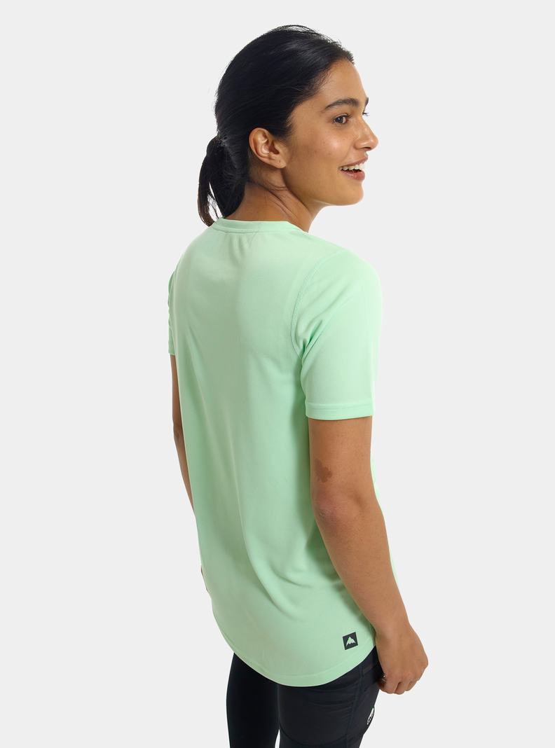 T-shirts Burton Active Corta Sleeve  Vert Femme | XFL-6742202