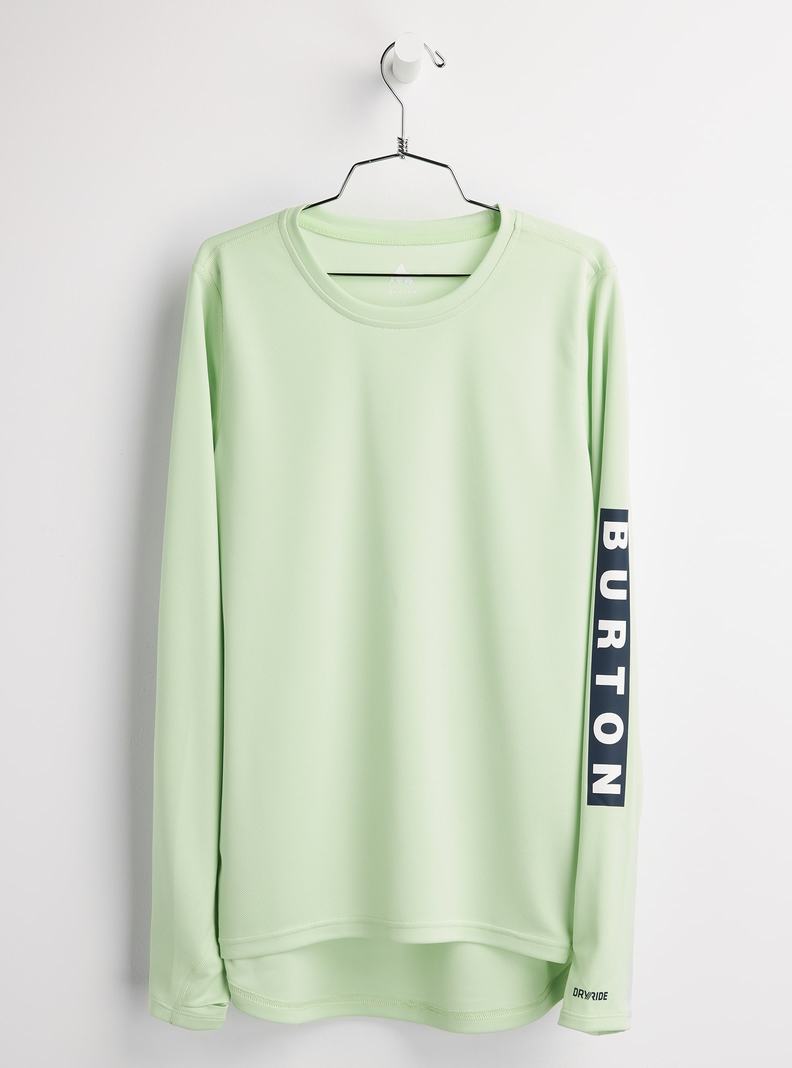 T-shirts Burton Multipath Active Long Sleeve  Vert Femme | YVI-4048575