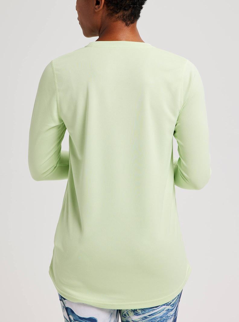 T-shirts Burton Multipath Active Long Sleeve  Vert Femme | YVI-4048575