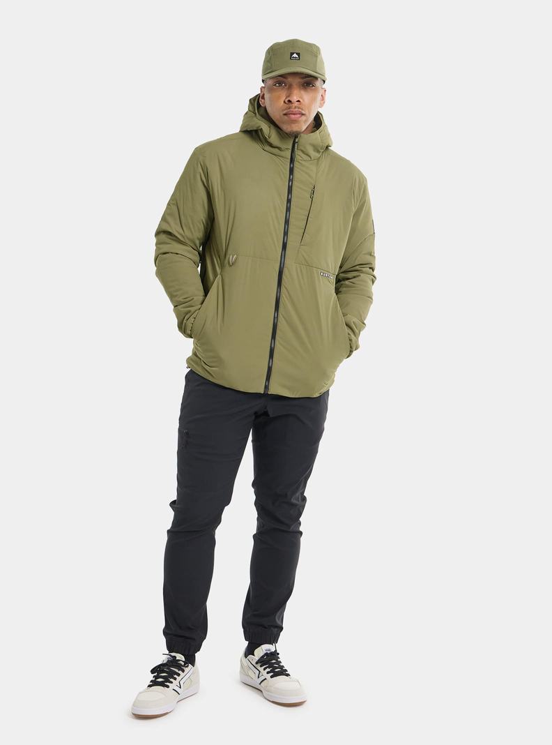 Veste Snowboard Burton Multipath Encapuchonné Insulated  Vert Olive Homme | JVC-6950584