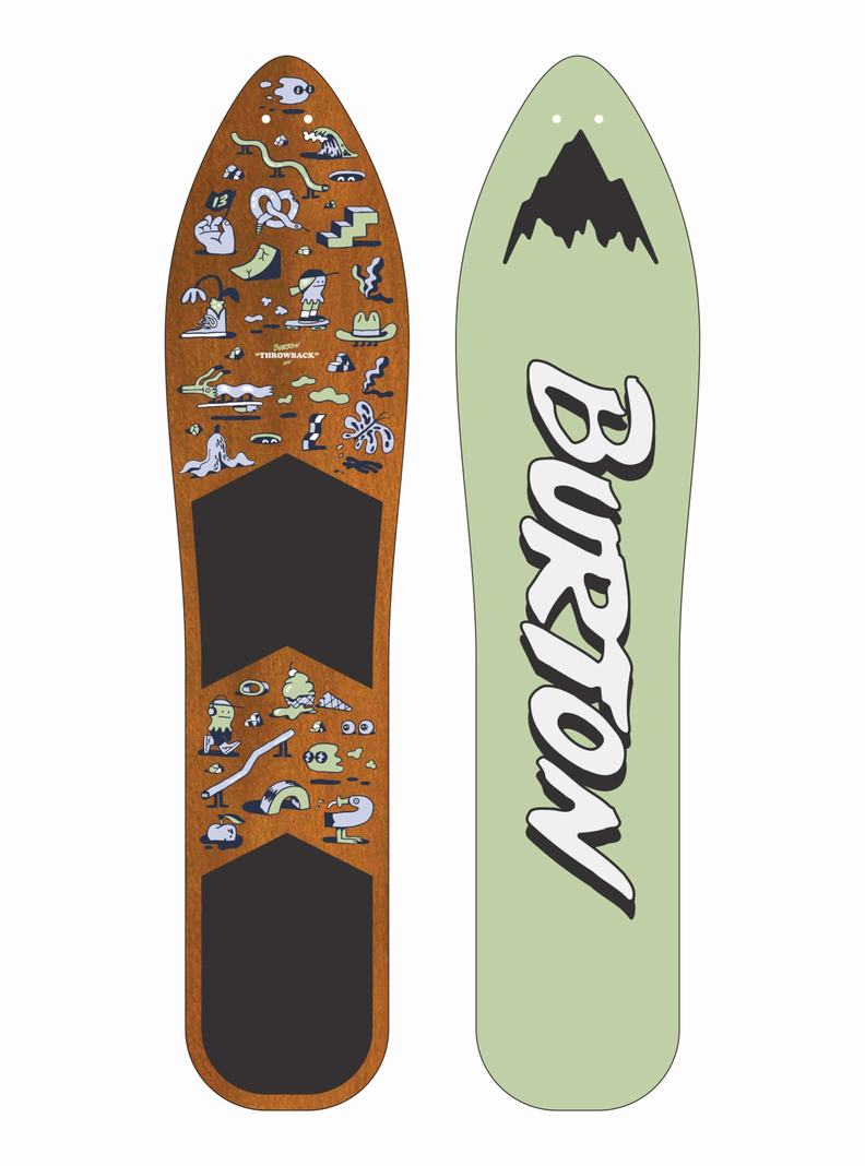 Snowboards Burton The Throwback   Homme | DNE-5226474