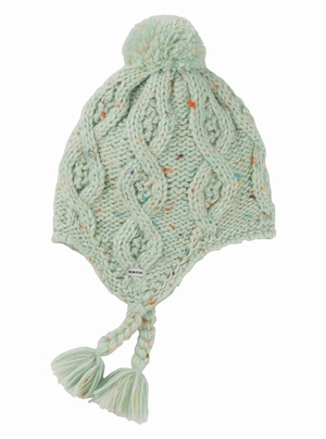 Bonnet Burton Chloe Earflap  Vert Clair Enfant | XVN-6350162