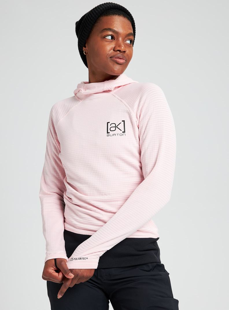 Sweats Burton [ak] Helium Power Grid Pullover Fleece  Rose Femme | CRG-8576048