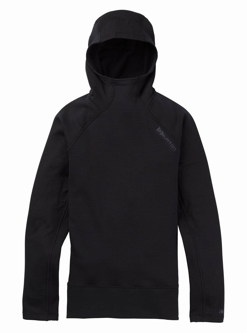 Sweats Burton [ak] Helium Power Grid Pullover Fleece  Noir Femme | XOF-0297125