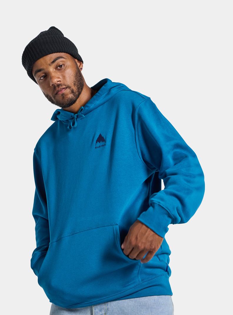 Sweat à capuche Burton Mountain Pullover  Bleu Femme | VQN-4511711