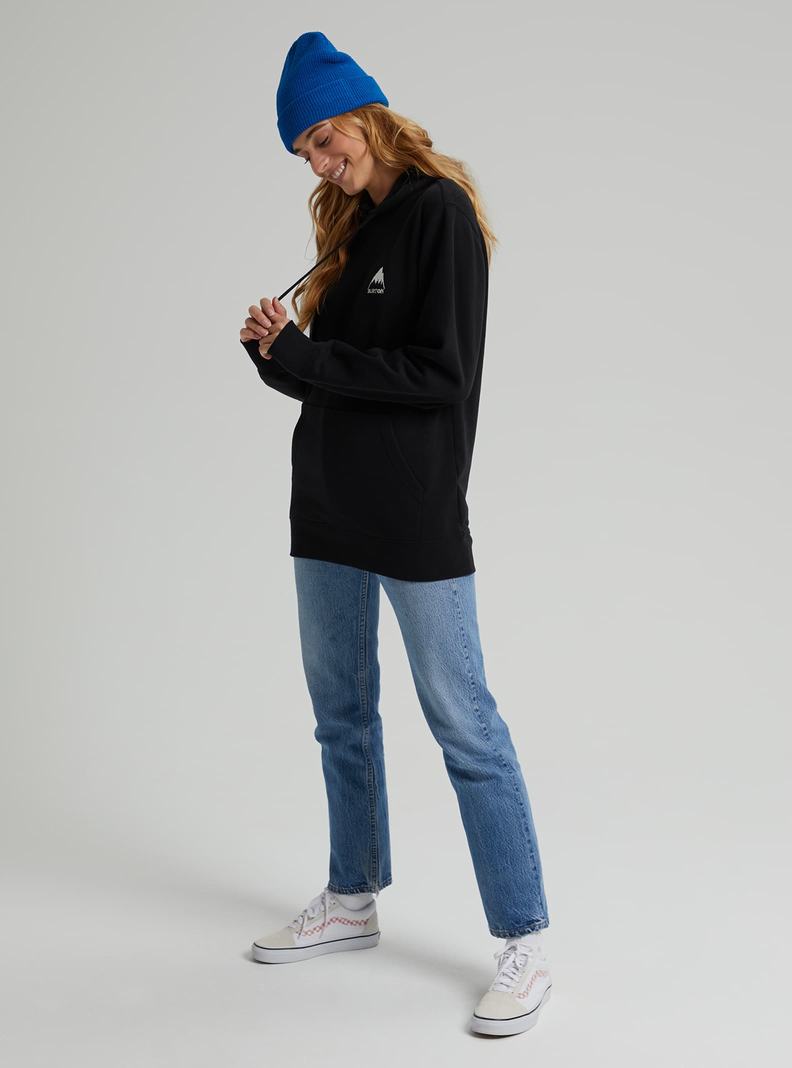 Sweat à capuche Burton Mountain Pullover  Noir Femme | LXZ-9586162