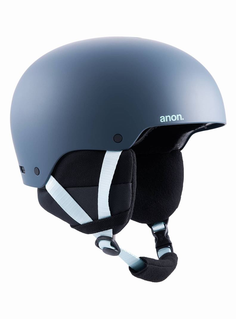 Casque Snowboard Burton Anon Raider 3 Round Fit  Bleu Marine Homme | YXL-4809577