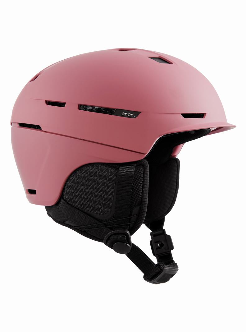 Casque Snowboard Burton Anon Merak WaveCel  Rose Homme | TJY-8310855