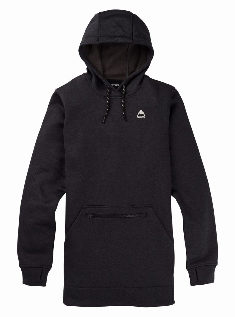 Sweat à capuche Burton Oak Long Pullover  Noir Femme | MSX-3121135