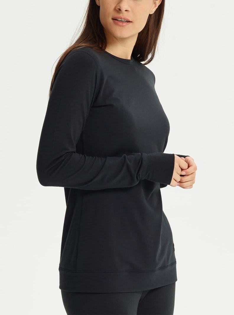 Sous-couches Burton Midweight Base Layer Crewneck  Noir Femme | HYM-3843540