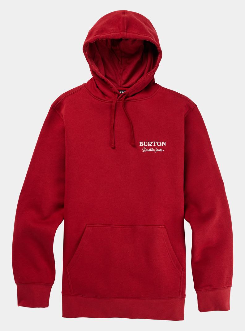 Sweat à capuche Burton Durable Goods Pullover  Rouge Femme | DMF-4956330