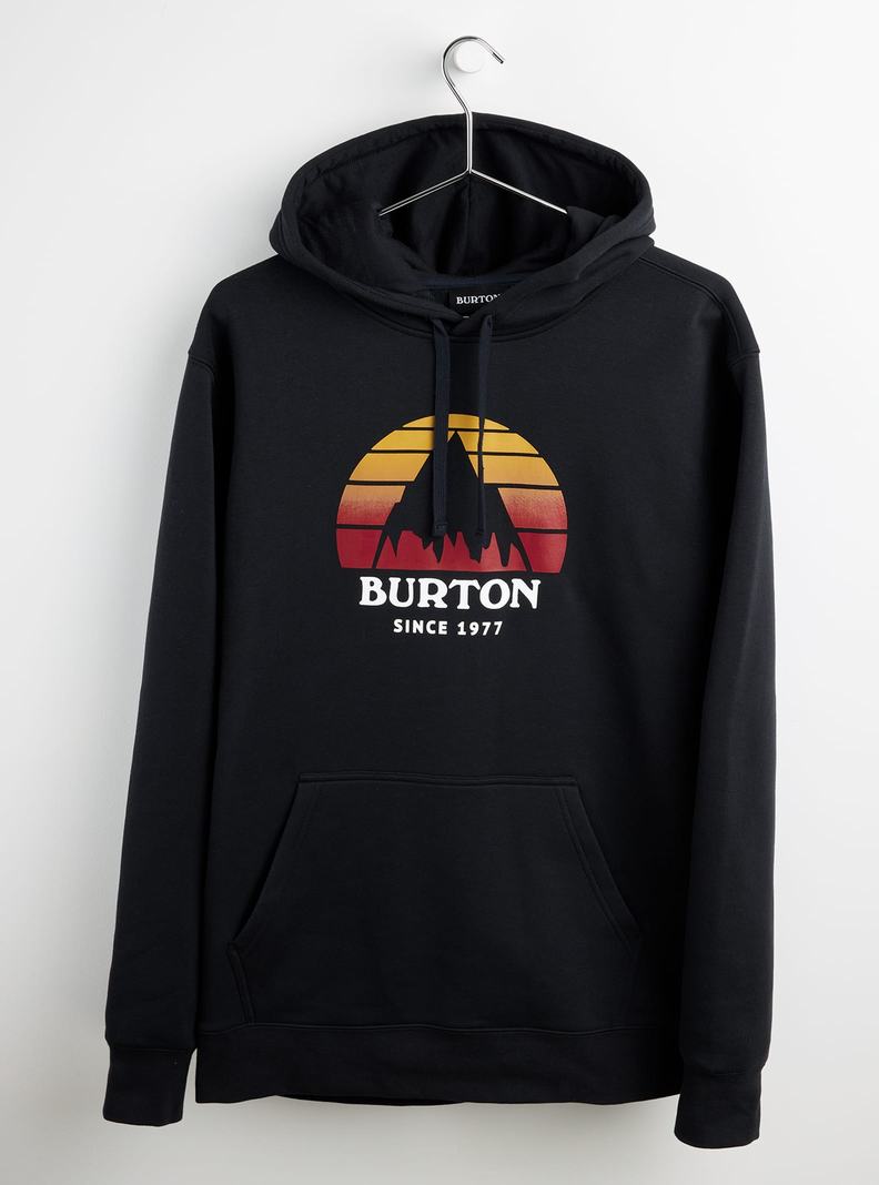 Sweat à capuche Burton Underhill Pullover  Noir Femme | KBO-0709070