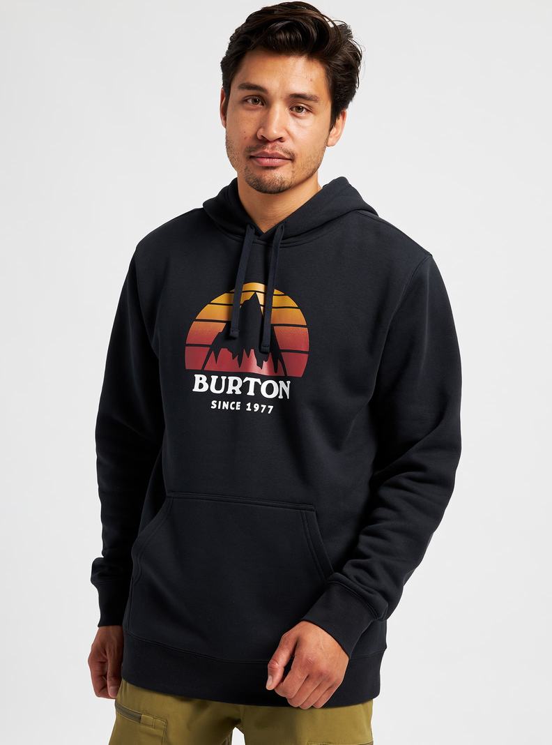 Sweat à capuche Burton Underhill Pullover  Noir Femme | KBO-0709070