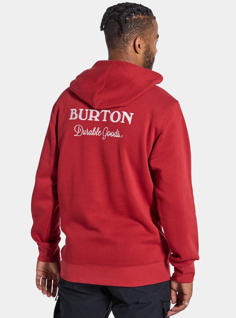 Sweat à capuche Burton Durable Goods Pullover  Rouge Femme | DMF-4956330