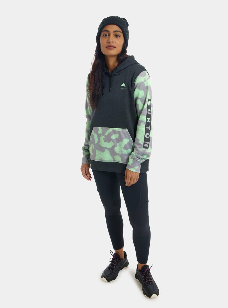 Sweats Burton Oak Pullover Hoodie  Noir Rose Femme | EOV-5349430