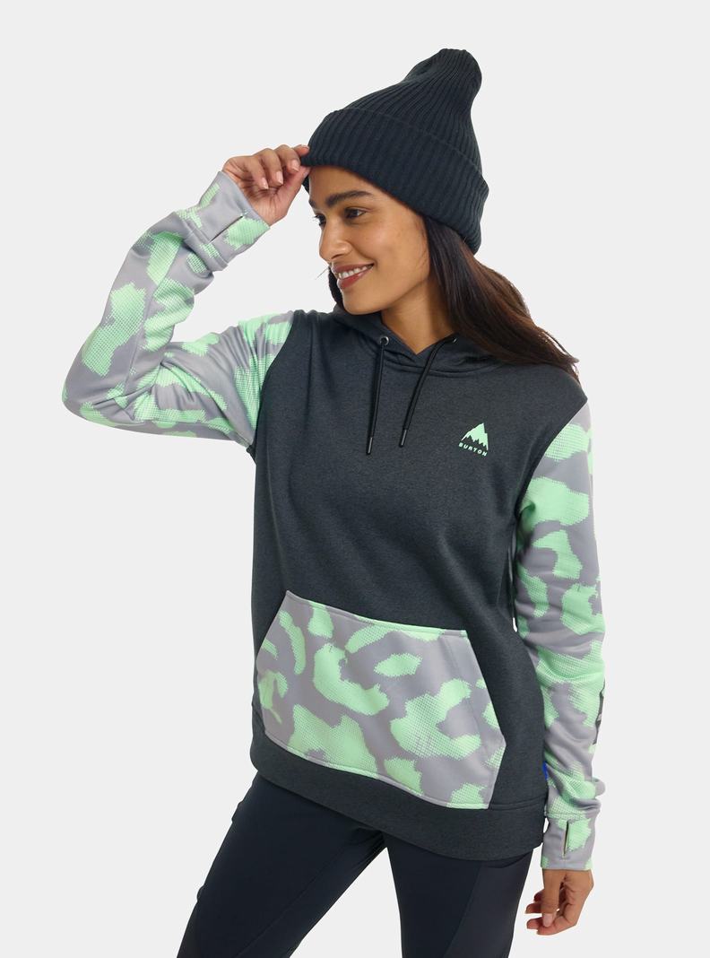 Sweats Burton Oak Pullover Hoodie  Noir Rose Femme | EOV-5349430