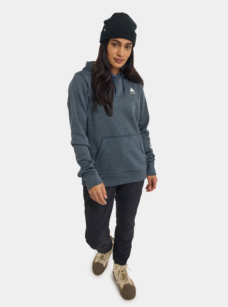 Sweats Burton Oak Pullover Hoodie  Bleu Femme | OXX-3747509