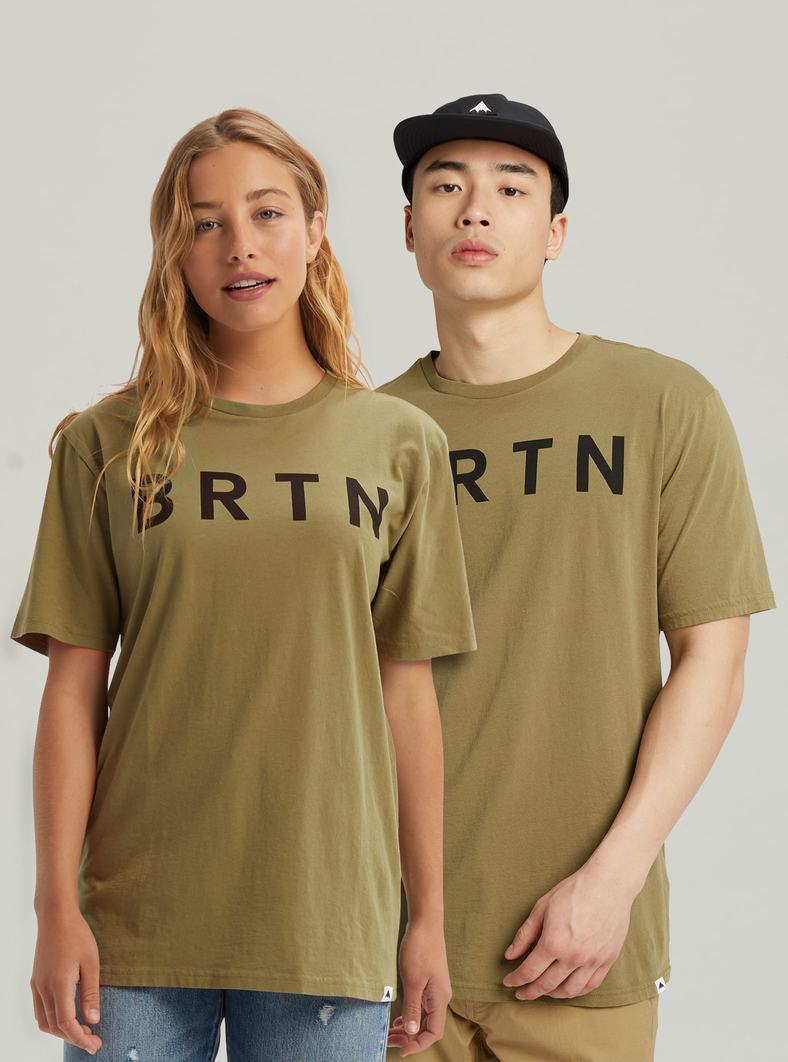 T-shirts Burton BRTN Corta Sleeve  Vert Olive Femme | EQL-4182714