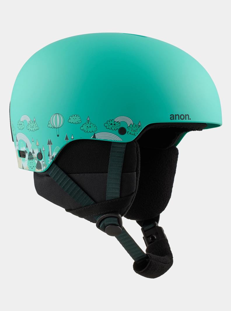 Casque Snowboard Burton Anon Rime 3  Turquoise Enfant | DFB-8725672