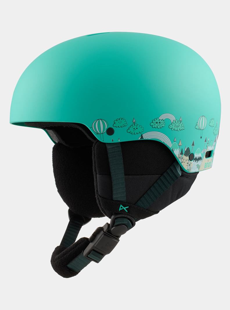 Casque Snowboard Burton Anon Rime 3  Turquoise Enfant | DFB-8725672