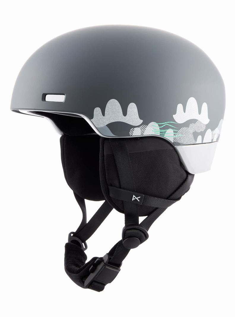 Casque Snowboard Burton Anon Windham WaveCel  Bleu Grise Enfant | NWL-6093725