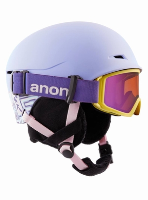 Casque Snowboard Burton Anon Define  Violette Enfant | HKA-2509956