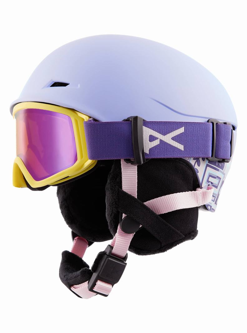 Casque Snowboard Burton Anon Define  Violette Enfant | HKA-2509956