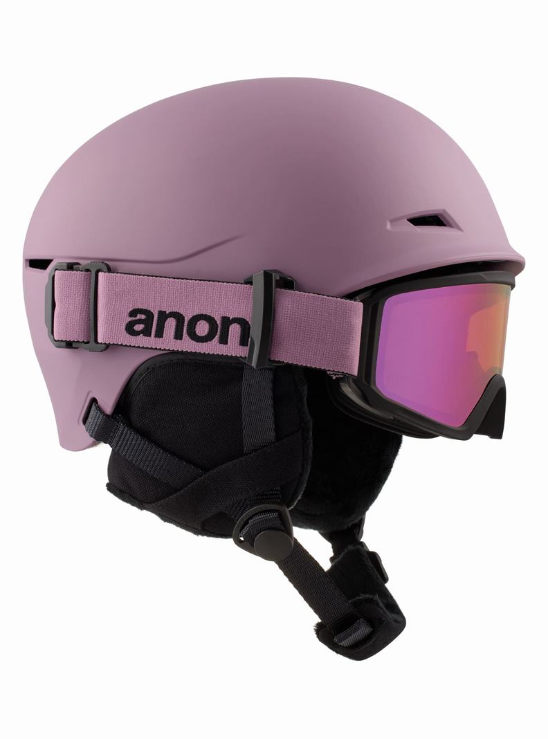 Casque Snowboard Burton Anon Define  Violette Enfant | JOP-3877794