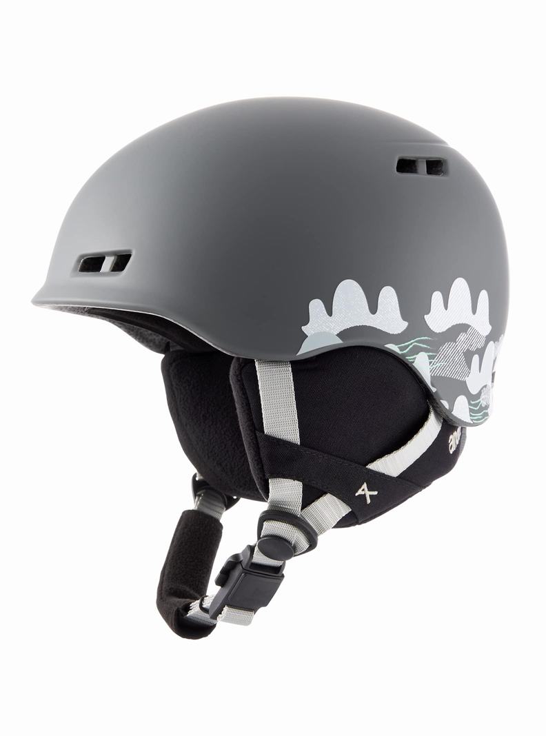 Casque Snowboard Burton Anon Burner  Bleu Grise Enfant | GPQ-7295067