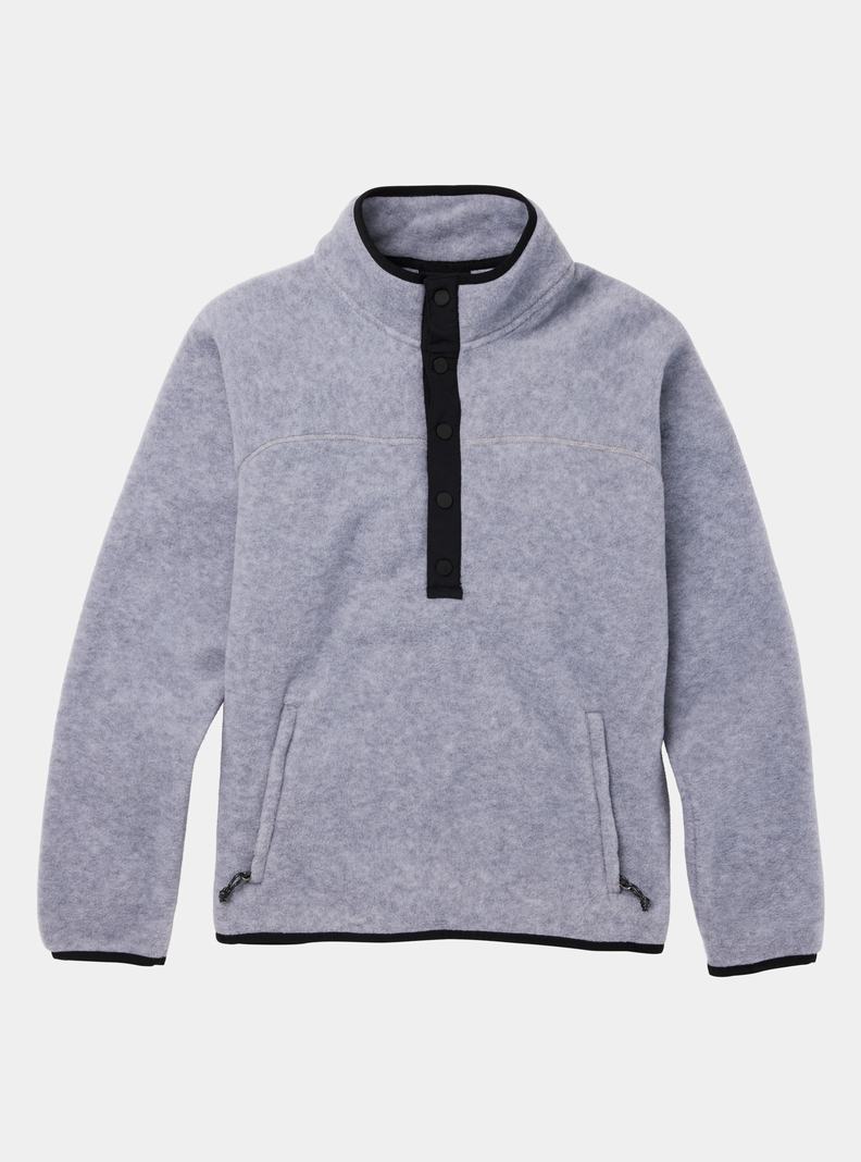 Sweats Burton Hearth Fleece Pullover  Grise Femme | ZKP-8223368