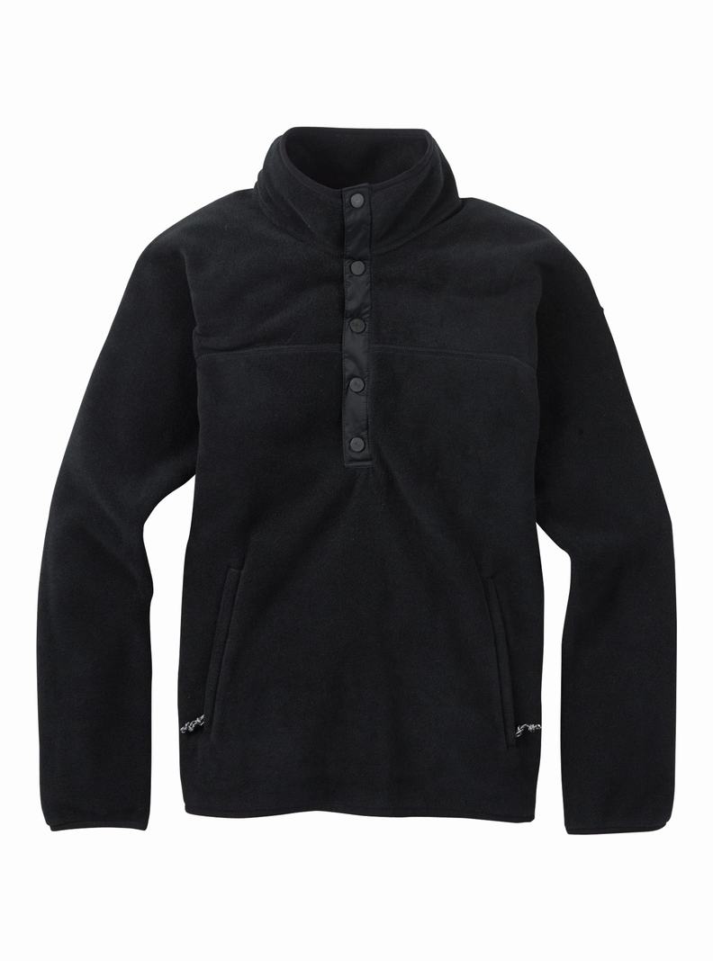 Sweats Burton Hearth Fleece Pullover  Noir Femme | DET-8847893