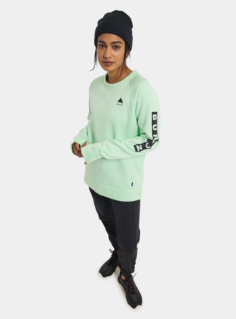 Sweats Burton Oak Crewneck Fleece  Vert Femme | WFO-4738780