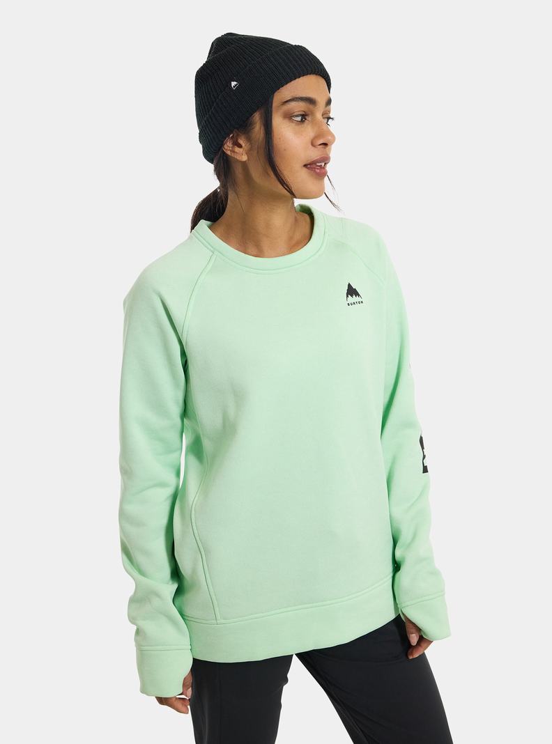 Sweats Burton Oak Crewneck Fleece  Vert Femme | WFO-4738780