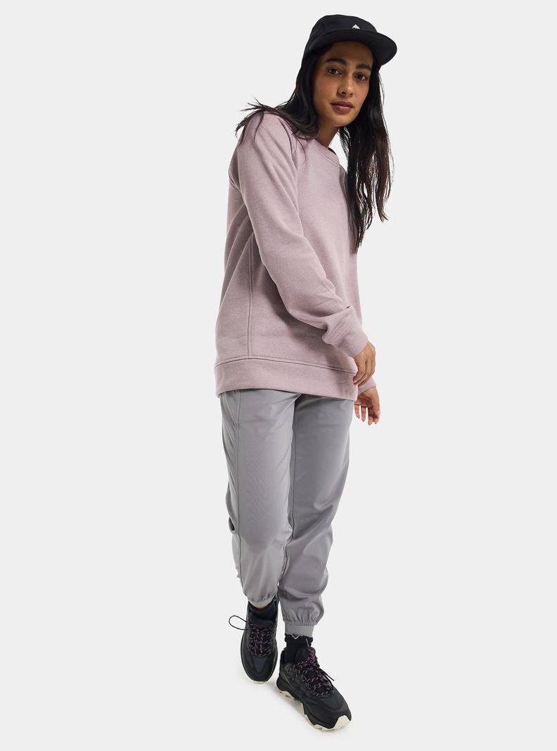 Sweats Burton Oak Crewneck Fleece  Lavande Femme | IVE-9110153