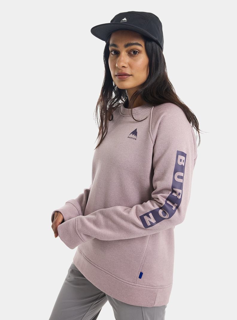 Sweats Burton Oak Crewneck Fleece  Lavande Femme | IVE-9110153