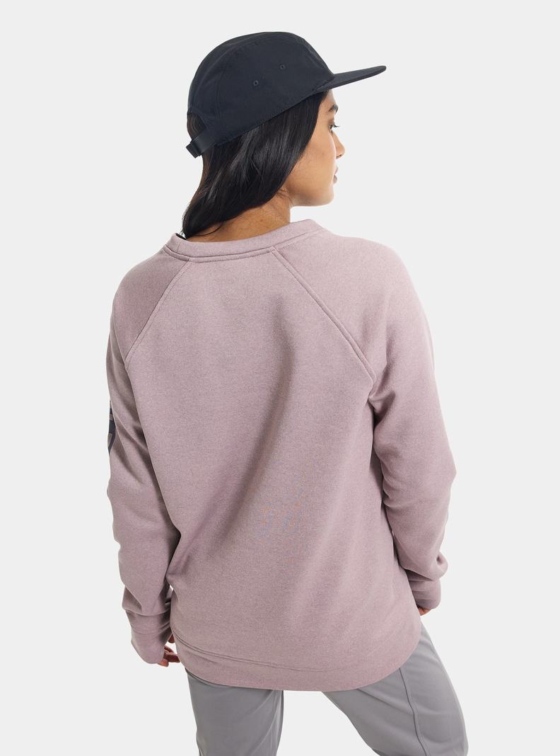 Sweats Burton Oak Crewneck Fleece  Lavande Femme | IVE-9110153