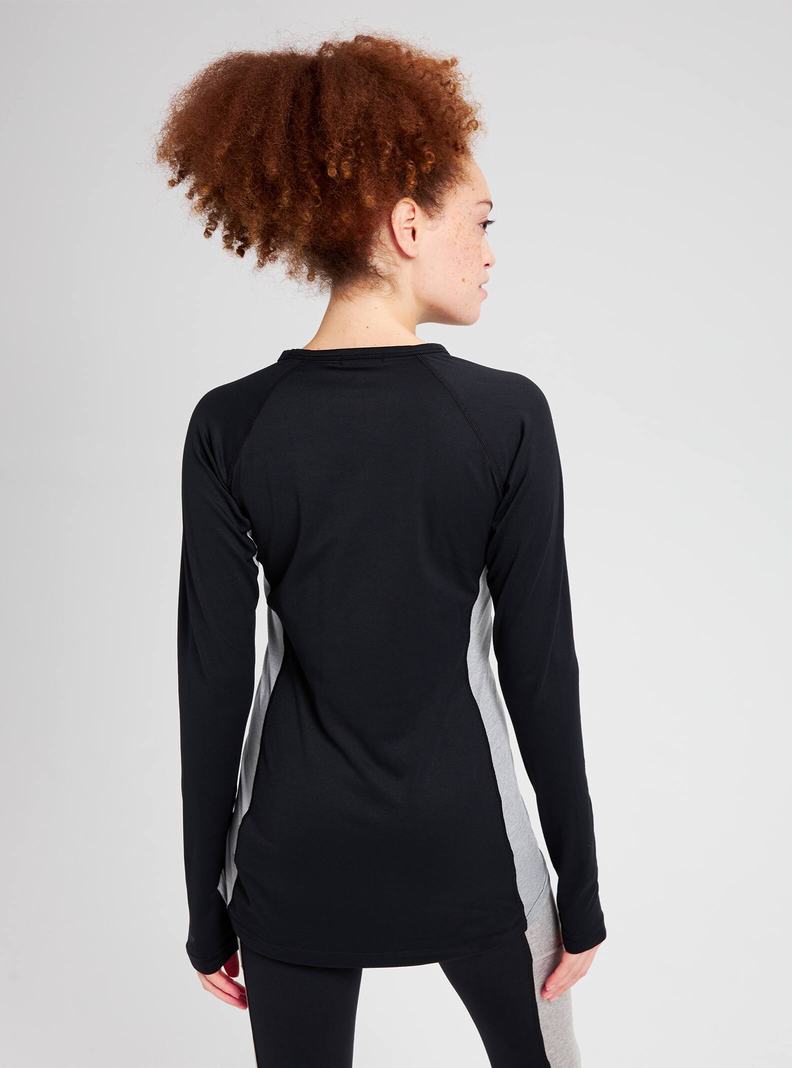 Sous-couches Burton Midweight X Base Layer Crewneck  Noir Femme | LZU-6252270