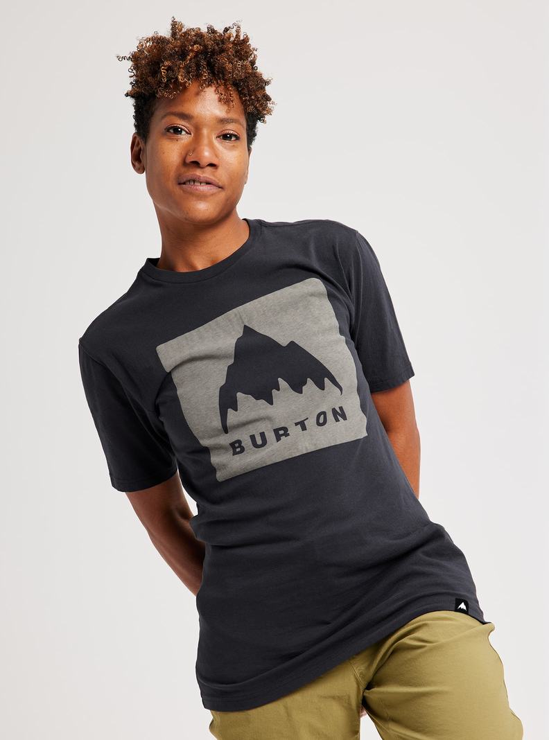 T-shirts Burton Classiche Mountain High Corta Sleeve  Noir Femme | OON-7837205