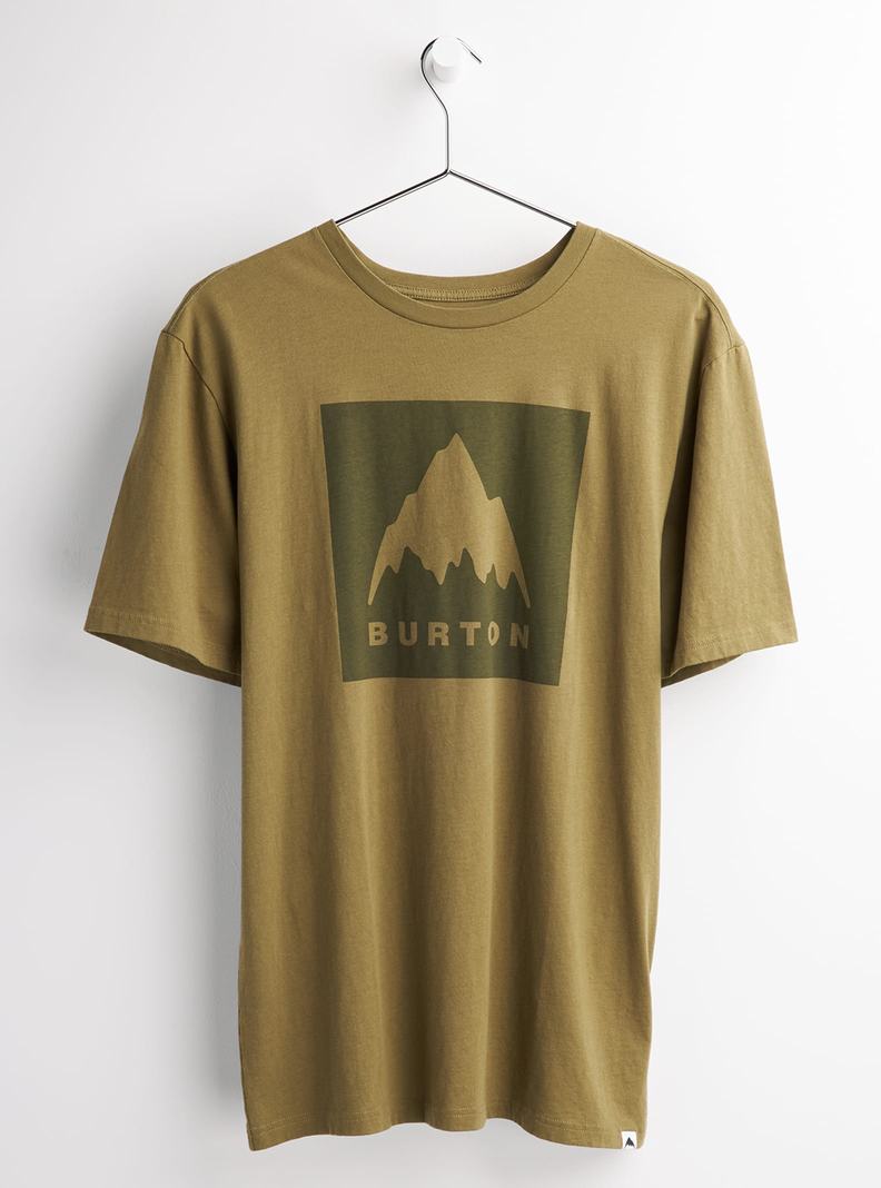 T-shirts Burton Classiche Mountain High Corta Sleeve  Vert Olive Femme | GSR-1517852