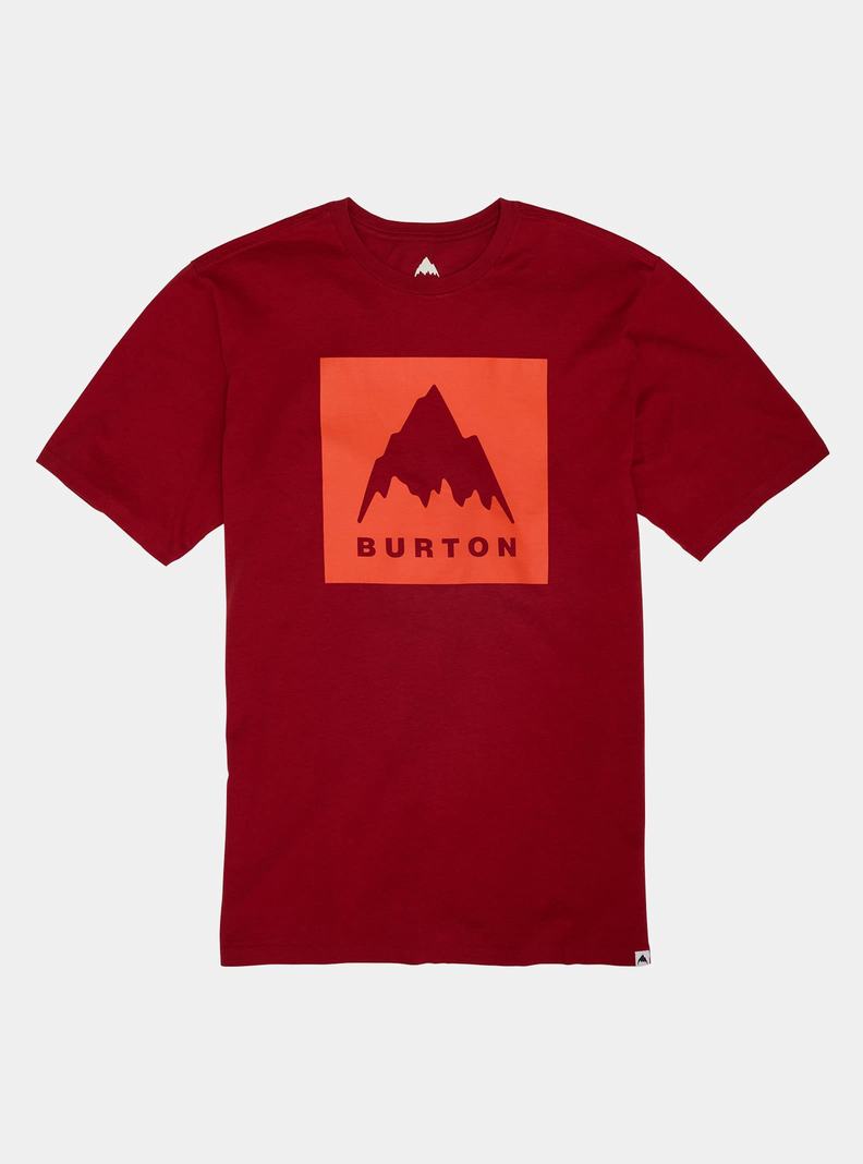 T-shirts Burton Classiche Mountain High Corta Sleeve  Rouge Femme | GKN-3449486