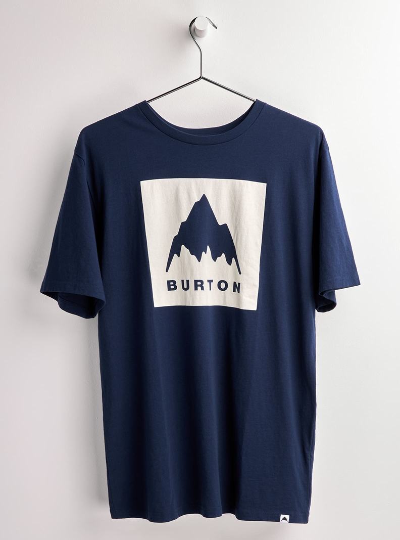 T-shirts Burton Classiche Mountain High Corta Sleeve  Bleu Femme | JYF-5495613