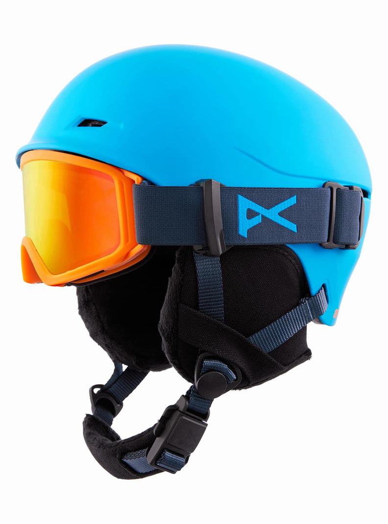 Casque Snowboard Burton Anon Define  Bleu Enfant | YZA-8896936