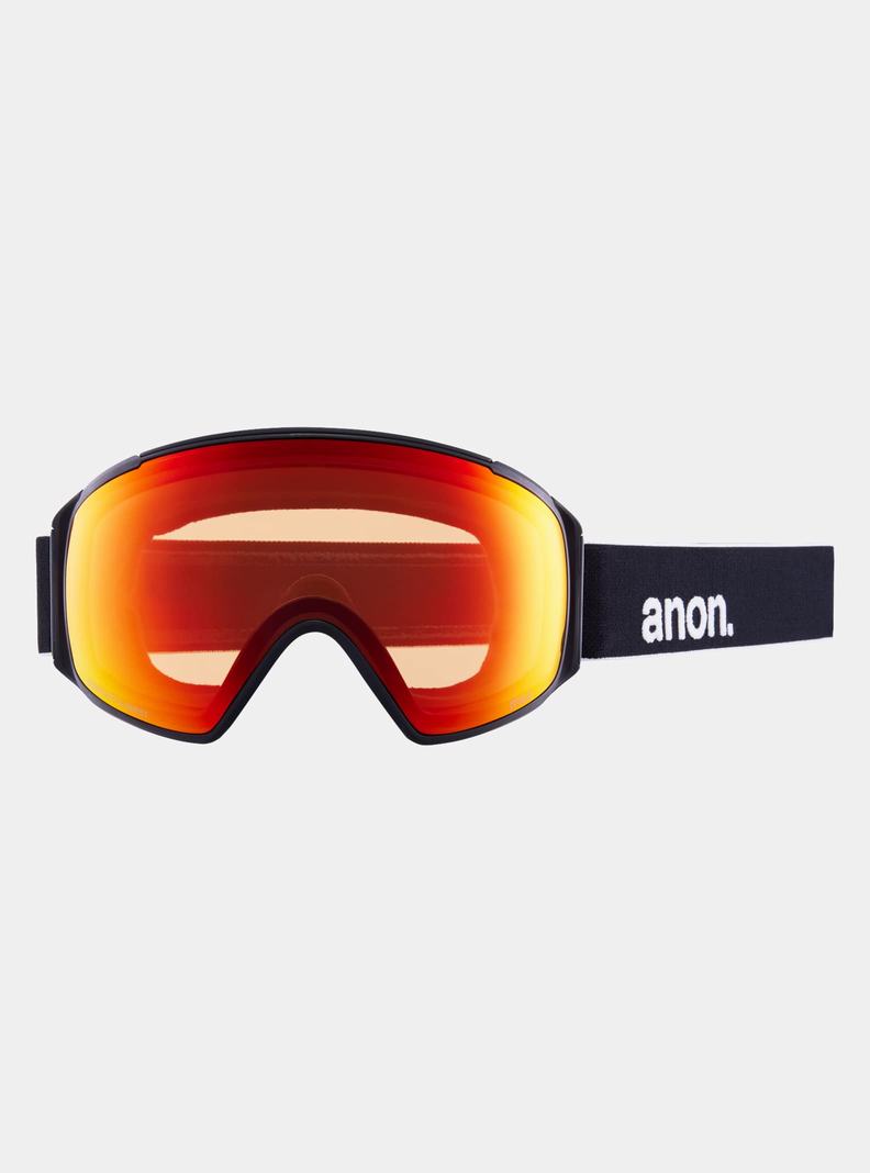 Lunette Ski Burton Anon M4S Goggles (Toric) + Bonus Lens + MFI Face Mask  Rouge Orange Rouge Femme | OQM-2712488