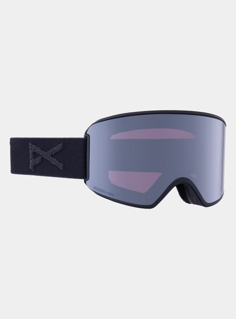 Lunette Ski Burton Anon WM3 Goggles + Bonus Lens + MFI Face Mask  Orange Noir Violette Femme | HVU-8547322