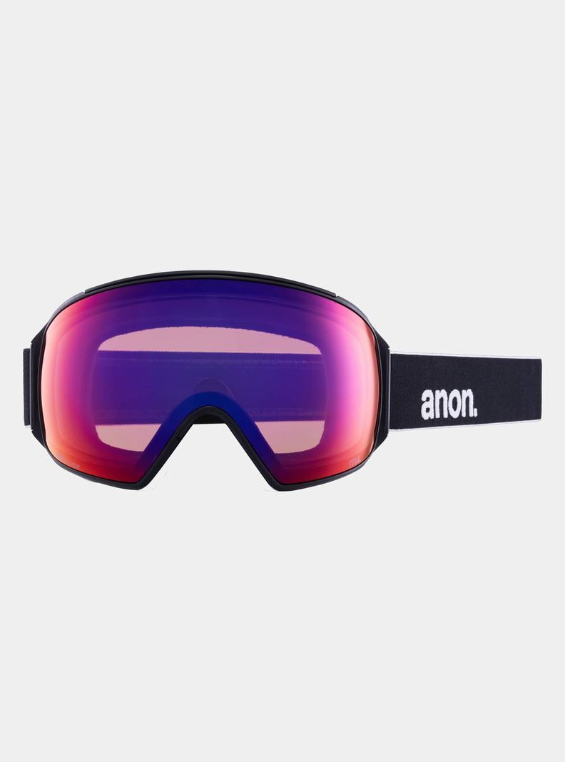 Lunette Ski Burton Anon M4 Goggles (Polarized Toric) + Bonus PERCEIVE Lens + MFI Face Mask  Noir Violette Femme | YDV-2092260