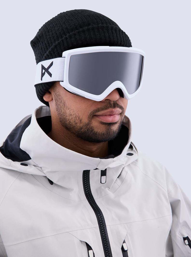 Lunette Ski Burton Anon Helix 2.0 Perceive Goggles + Bonus Lens  Blanche Orange Noir Femme | YRP-4023740