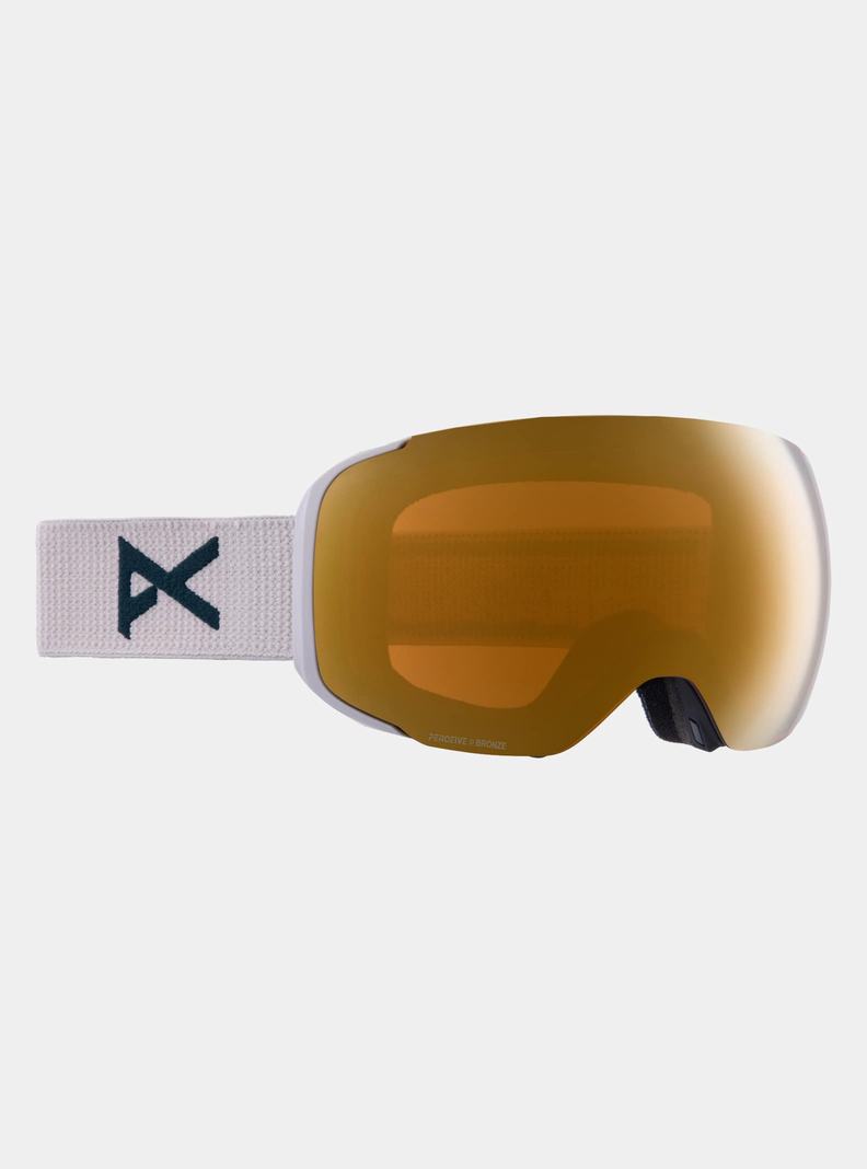 Lunette Ski Burton Anon M2 Goggles + Bonus Lens + MFI Face Mask  Grise Orange Femme | FMQ-0226549