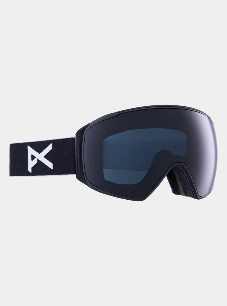 Lunette Ski Burton Anon M4S Goggles (Polarized Toric) + Bonus Lens + MFI Face Mask  Noir Violette Femme | HDP-1716660